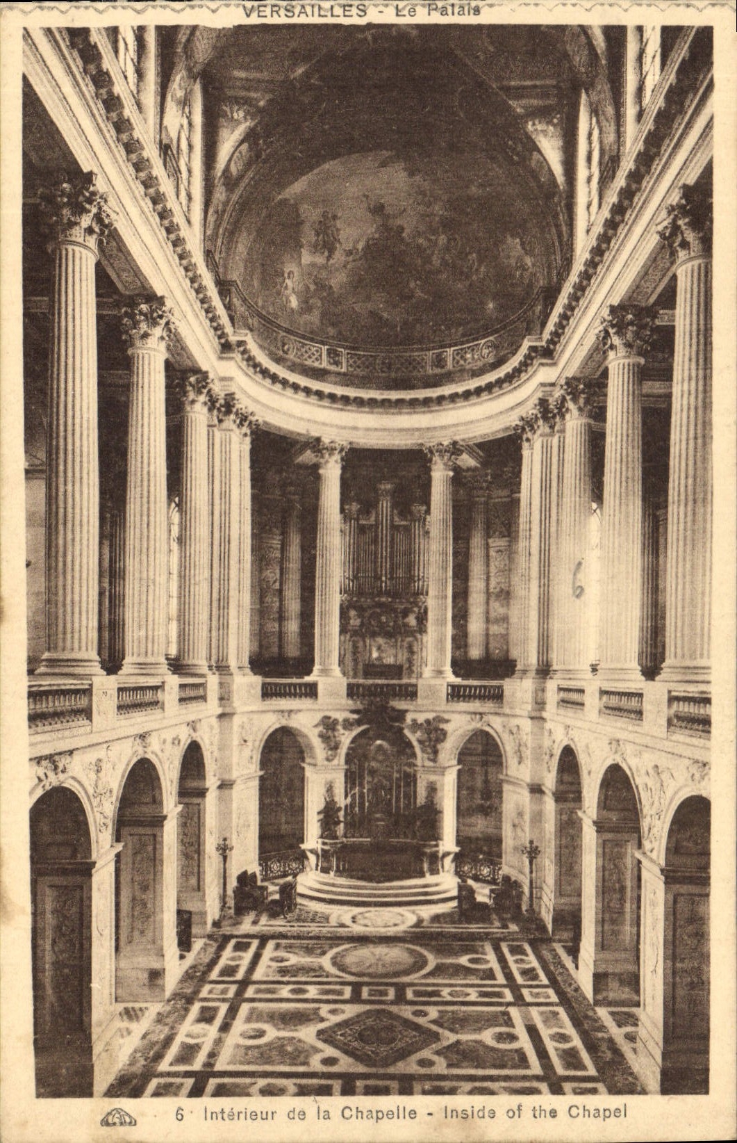 CPA Versailles le Palais Interieur de la Chapelle 