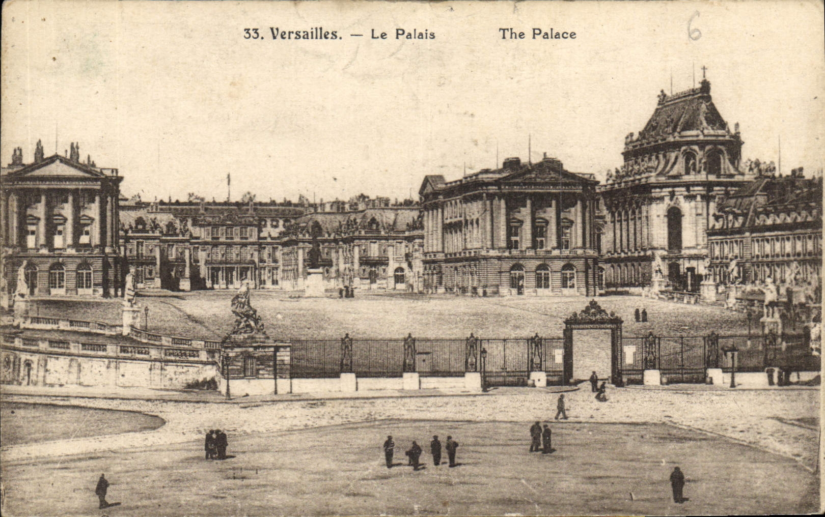 CPA Versailles le palais 