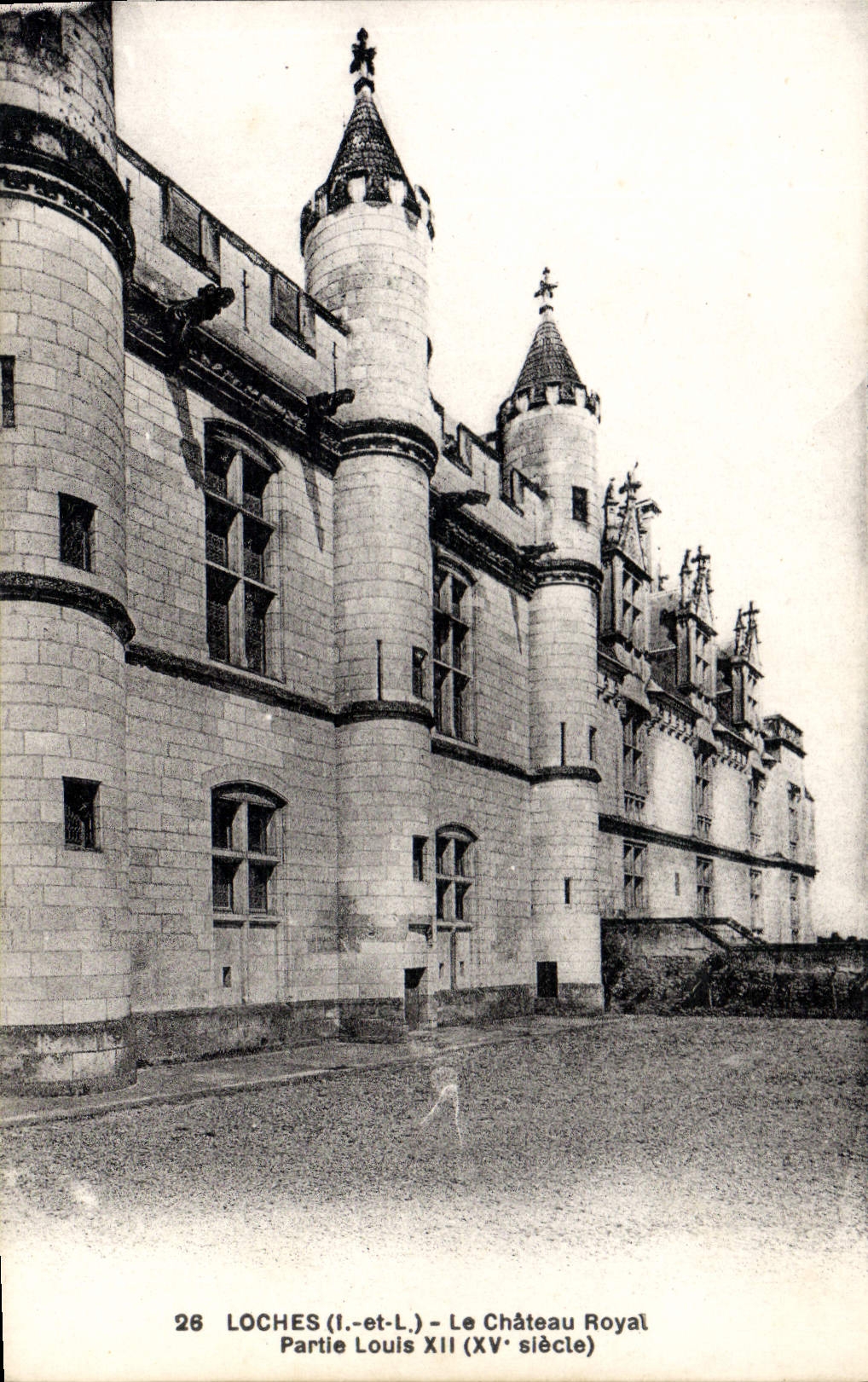 CPA Loches I et L le Chateau Royal Partie Louis XII