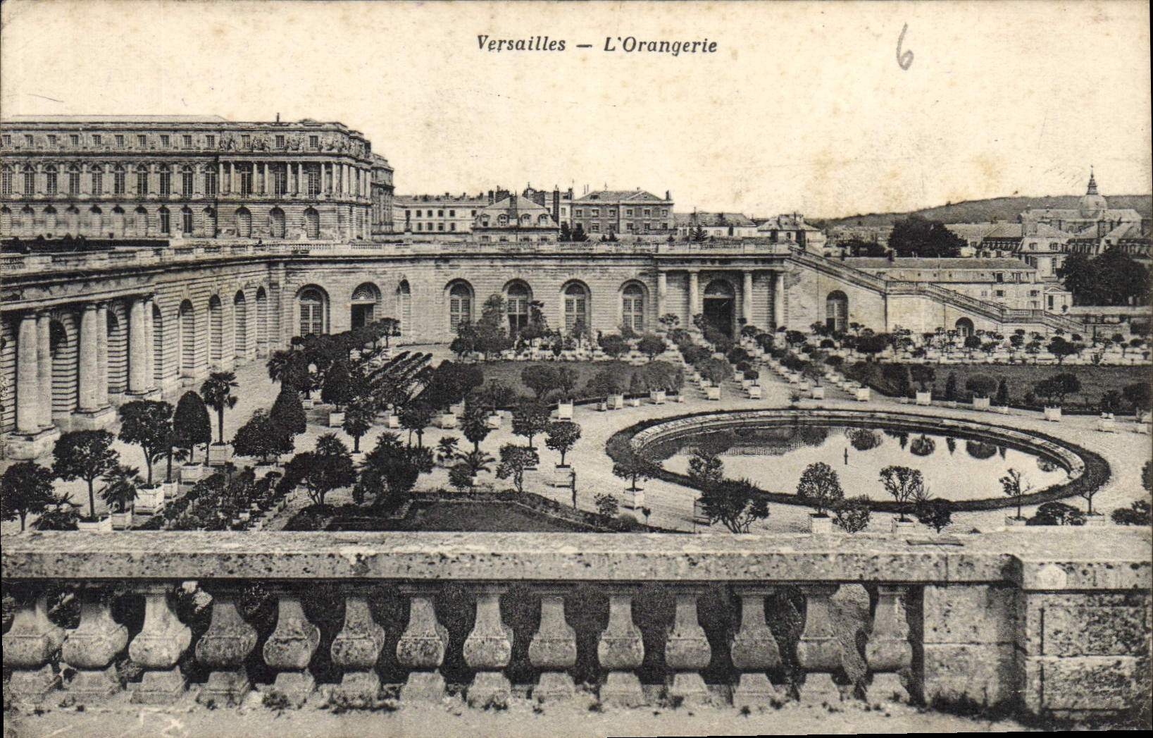 CPA Versailles l'Orangerie 