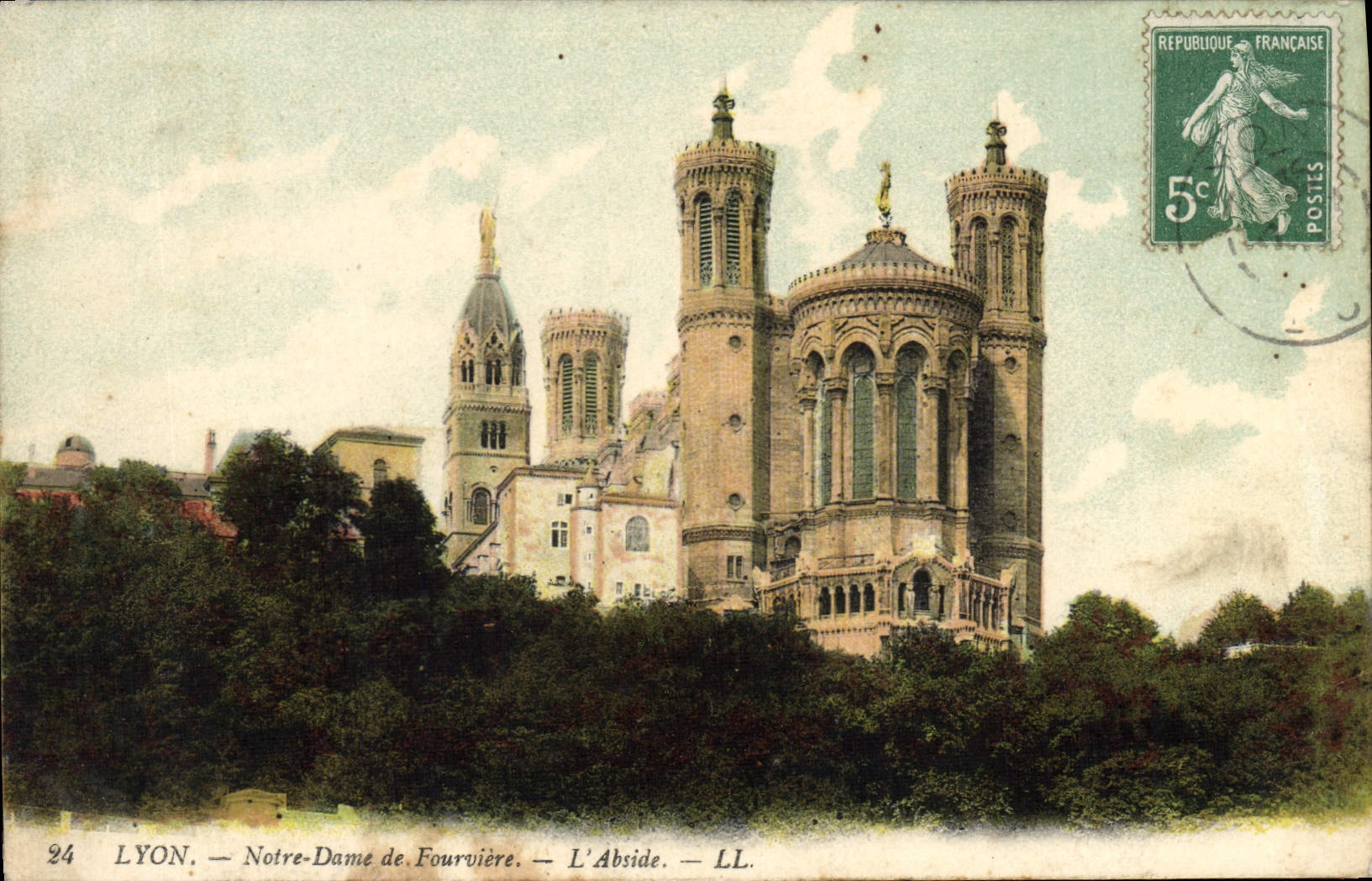 CPA Lyon Notre Dame de Fourviere L'Abside 