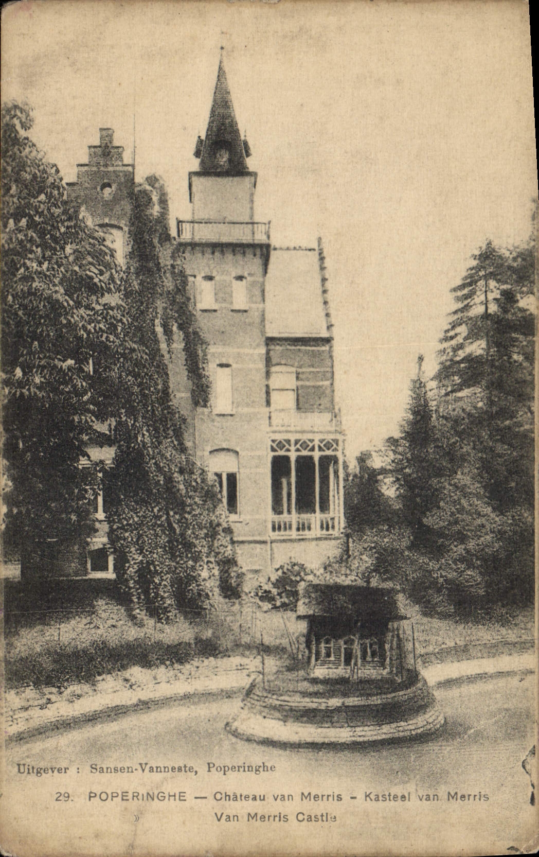 CPA Poperinghe Chateau van Merris 