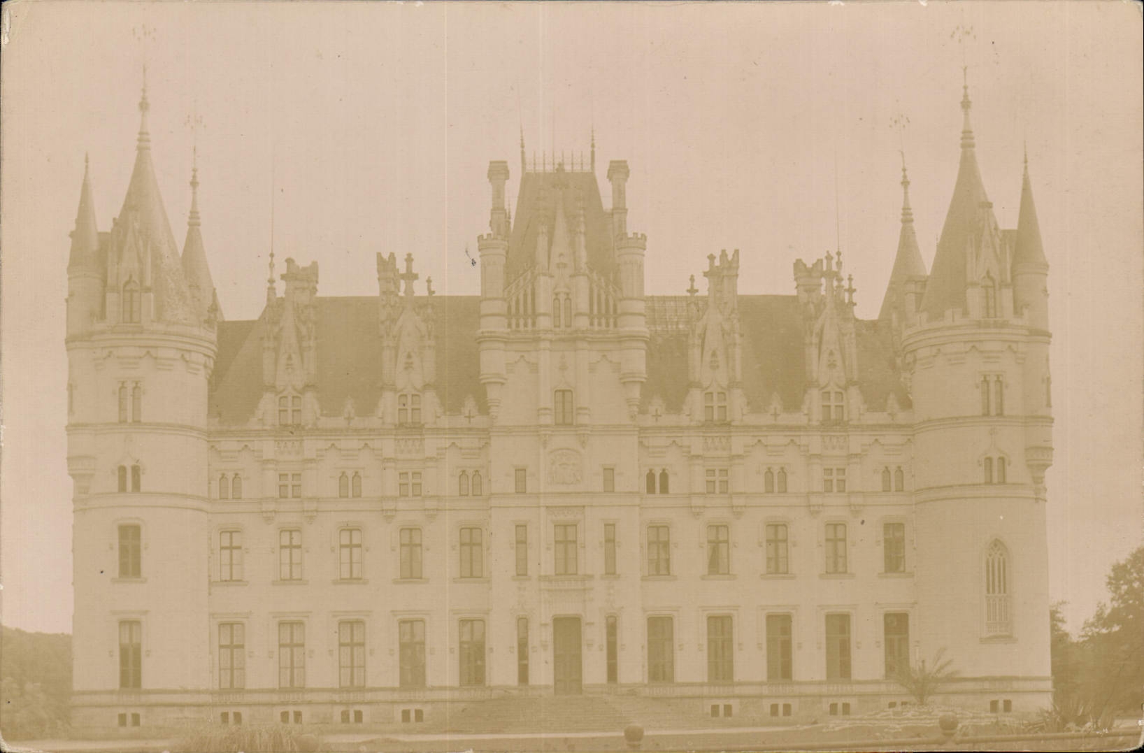 CARTE PHOTO Château