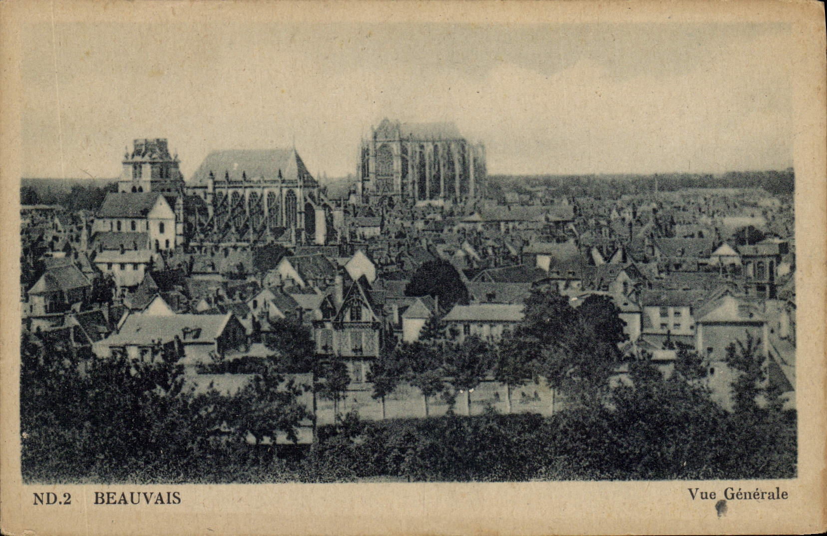 CPA Beauvais Vue generale 