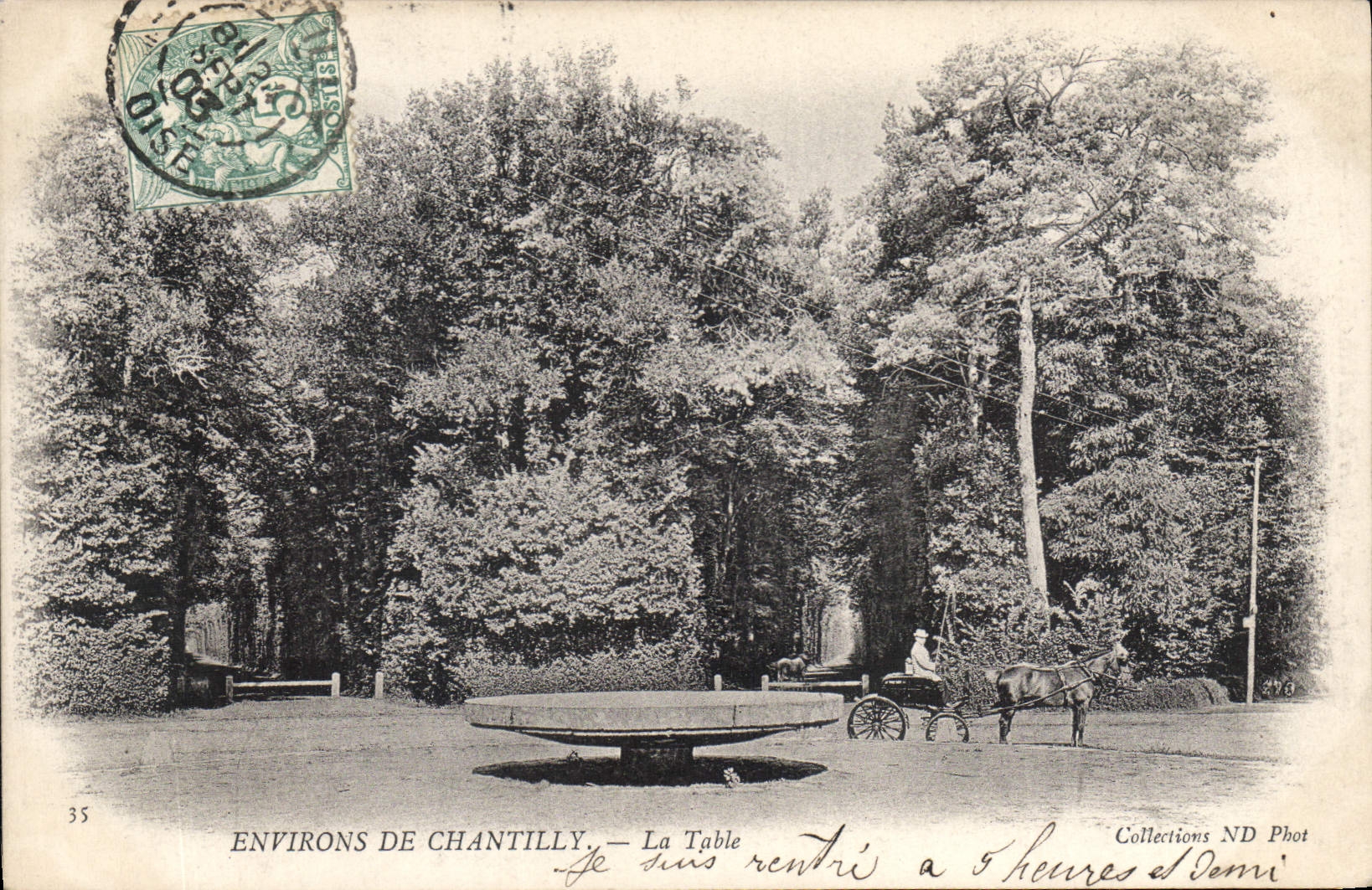CPA Environs de Chantilly la Table 