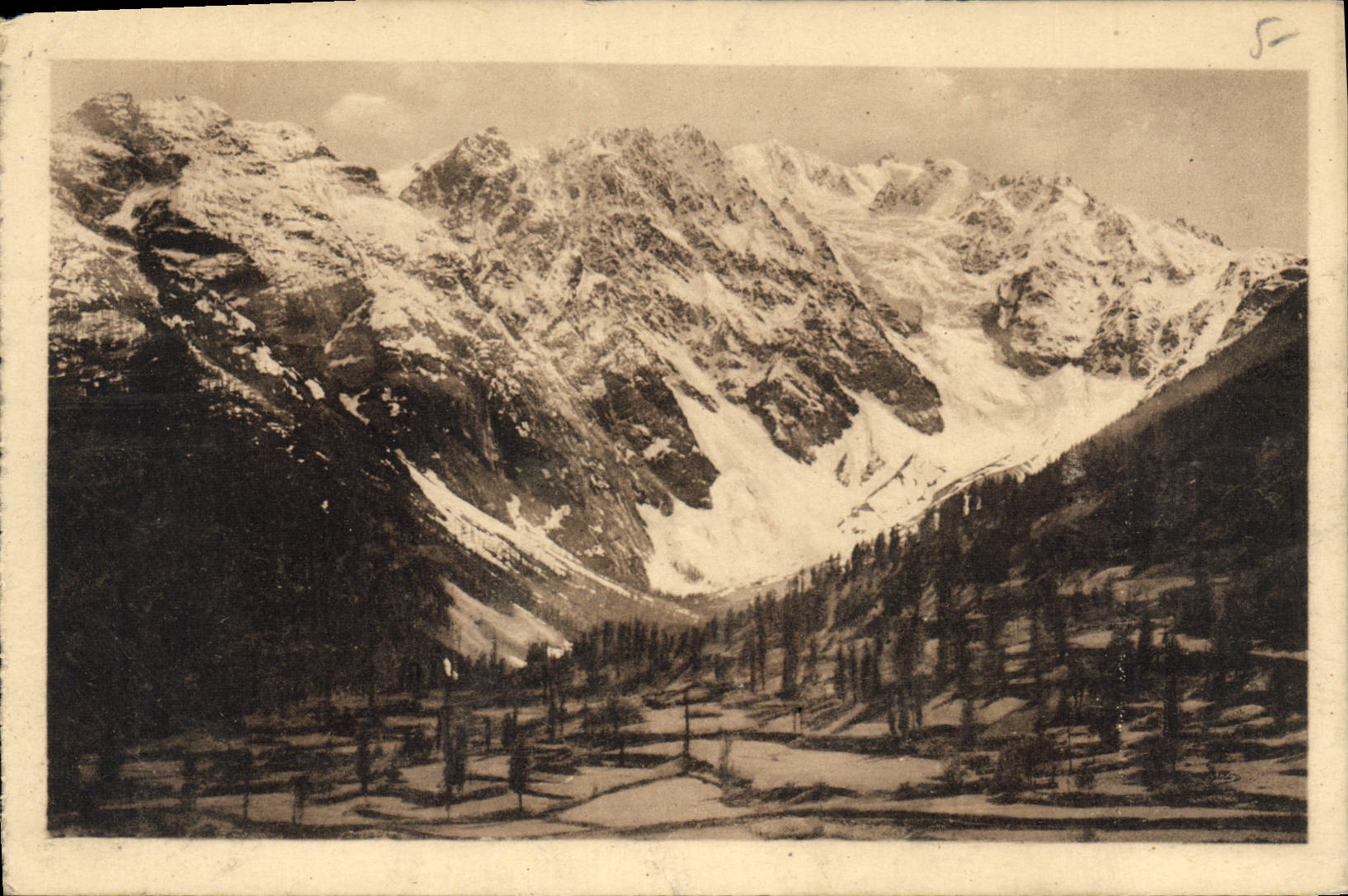 CPA Vallee de la Guisanne Glacier du Casset