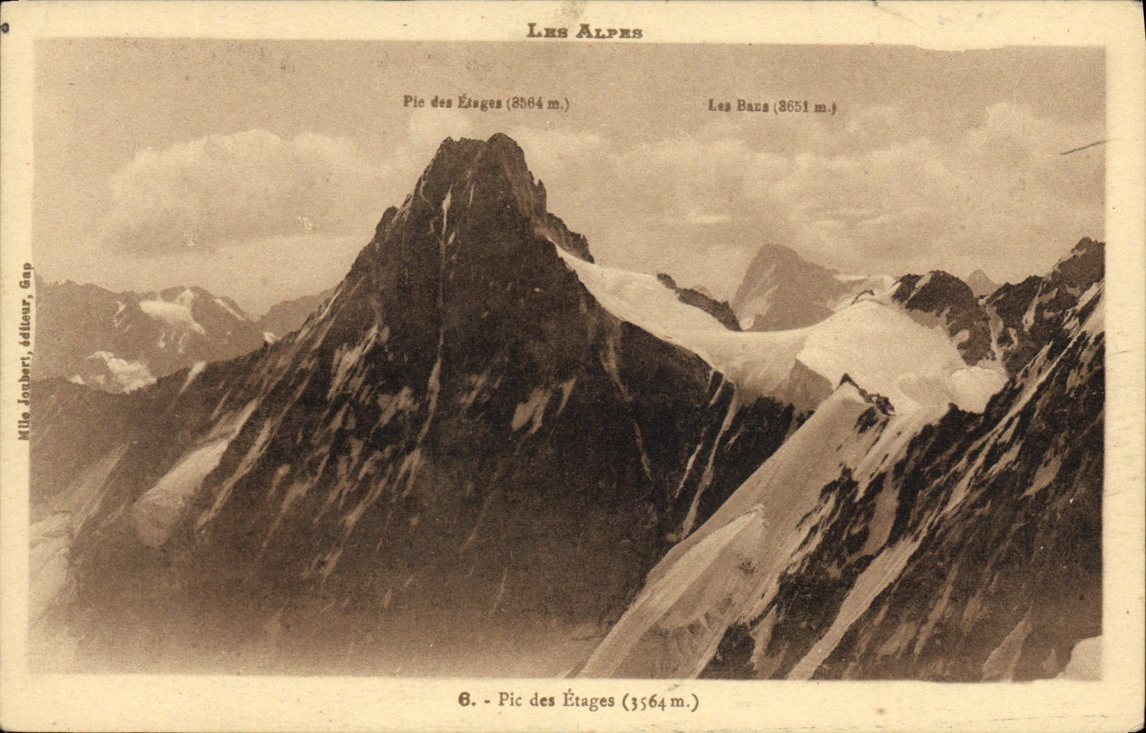 CPA Les Alpes Pic des Etages 