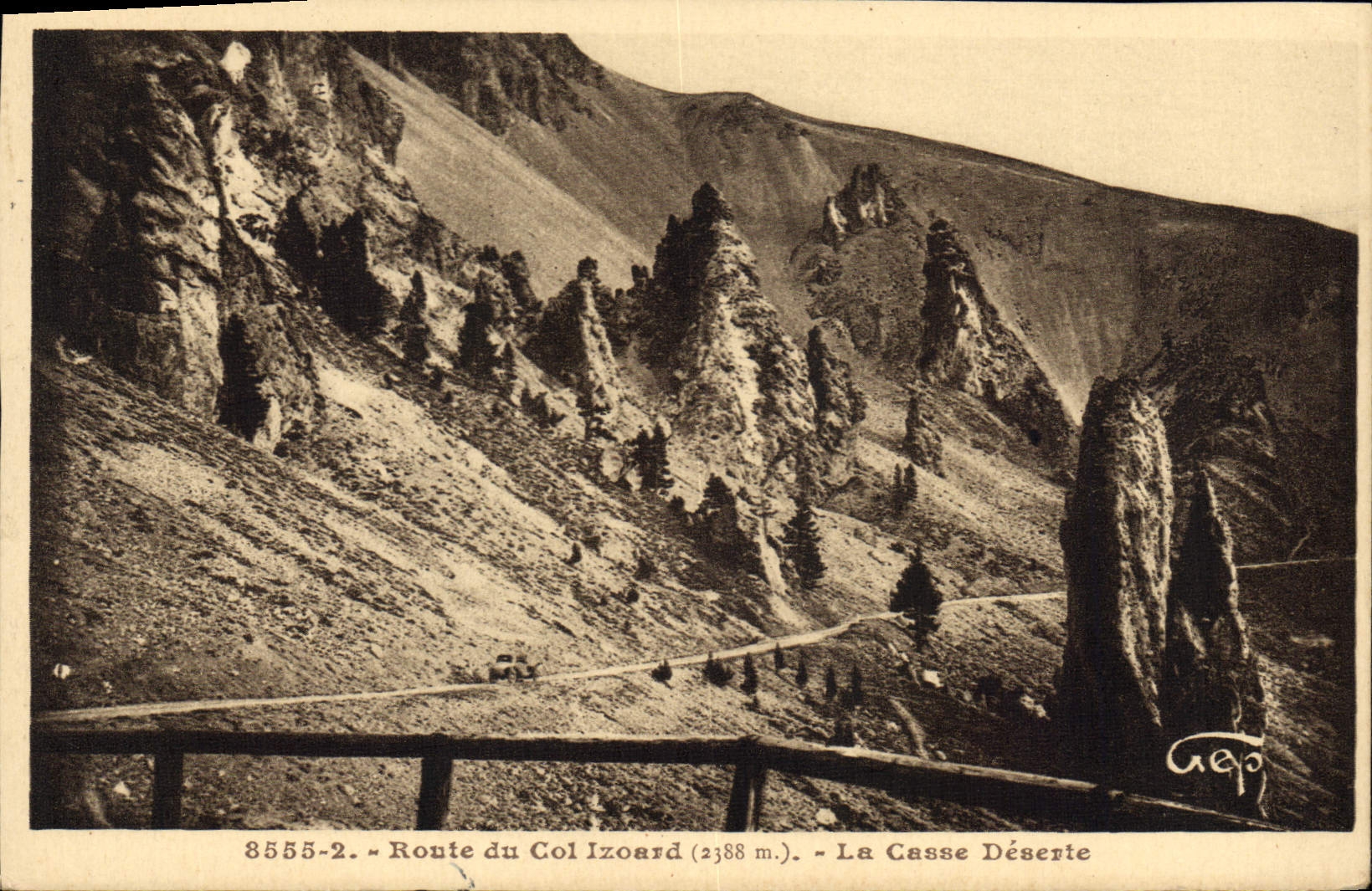 CPA Route du Col Izoard la Casse deserte