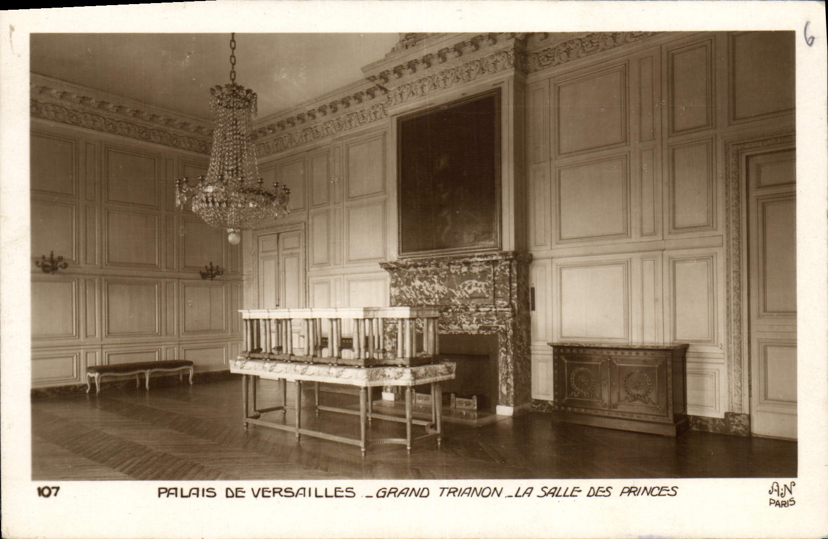 CPA Palais de Versailles Grand Trianon la salle des Princes 
