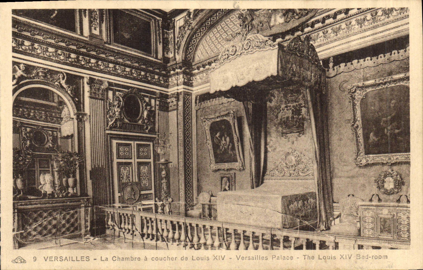CPA Versailles La Chambre a coucher de Louis XIV 