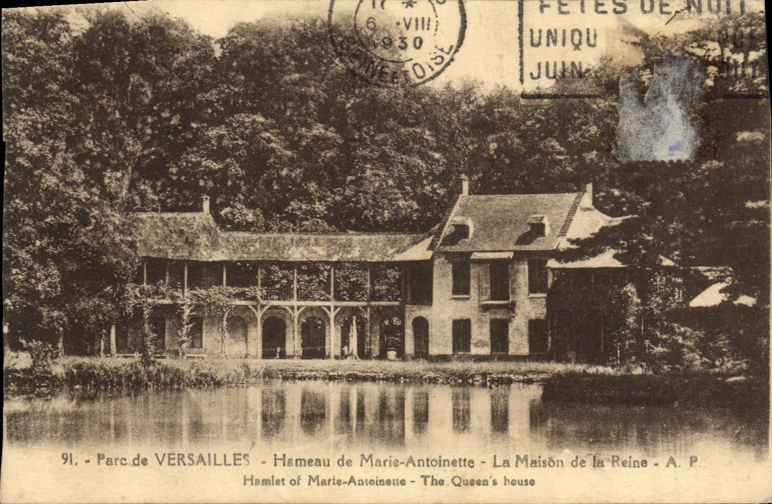 CPA Parc de Versailles Hameau de Marie Antoinette la Maison de la Reine 