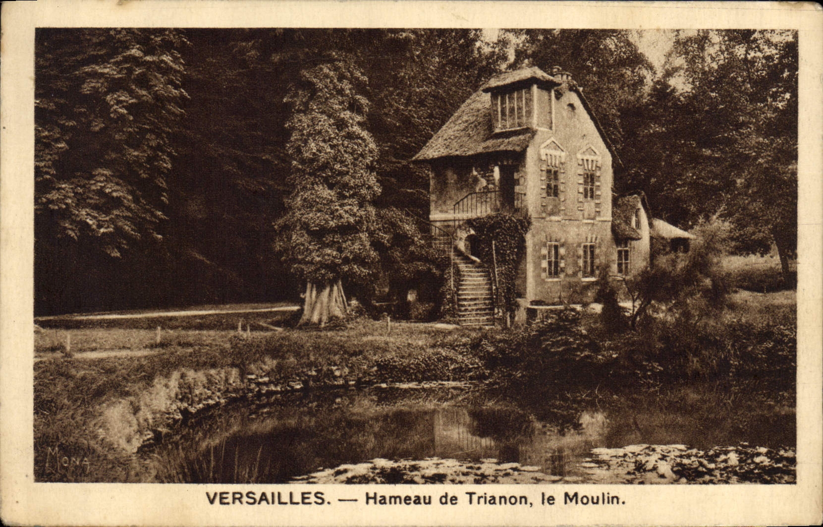 CPA Versailles Hameau de Trianon le Moulin 