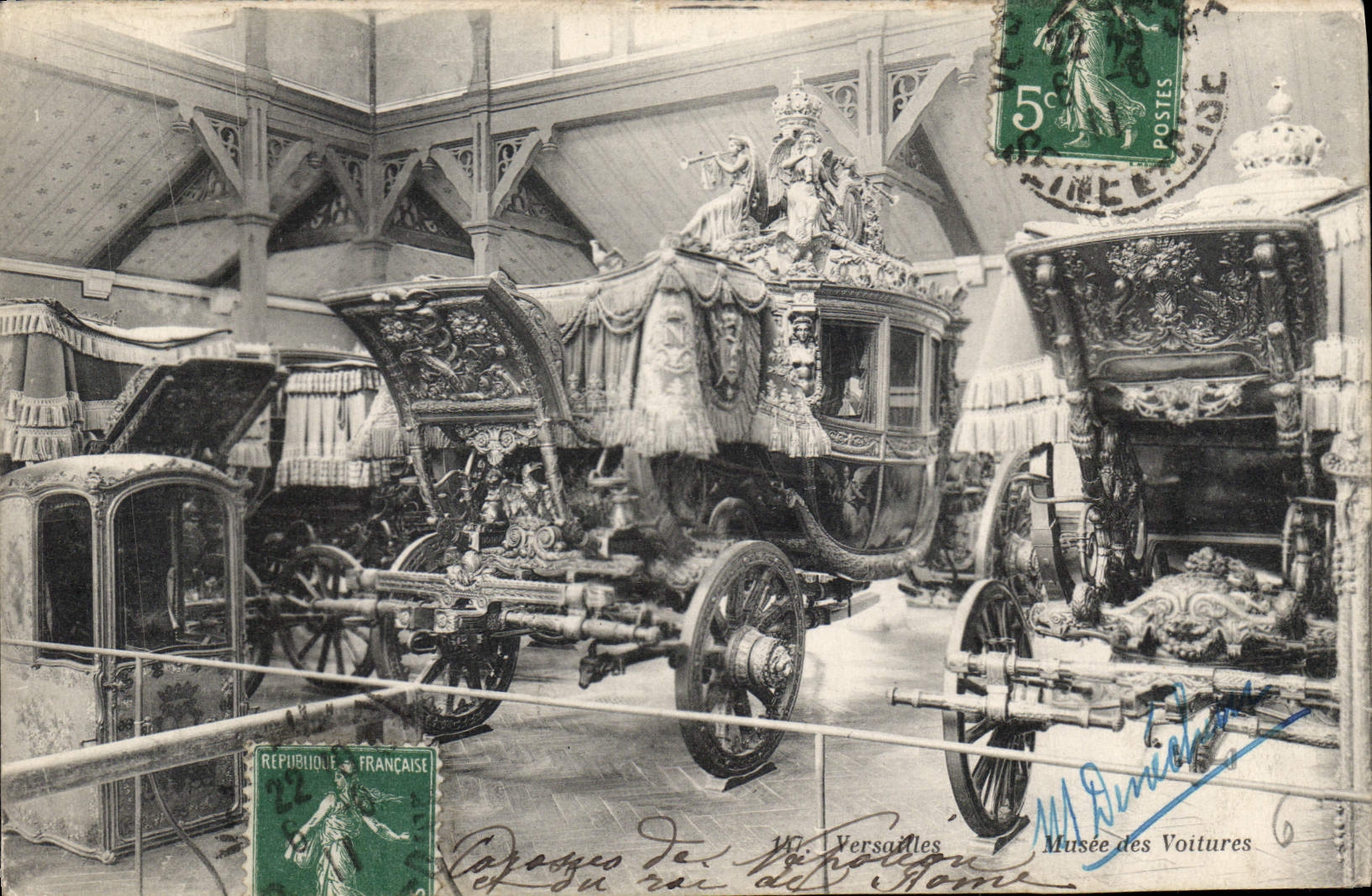 CPA Versailles Musee des Voitures 