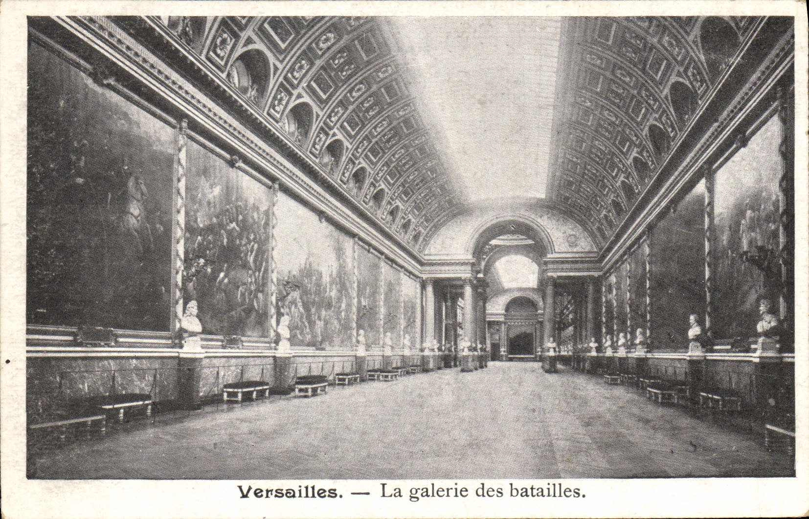 CPA Versailles La Galerie des batailles 
