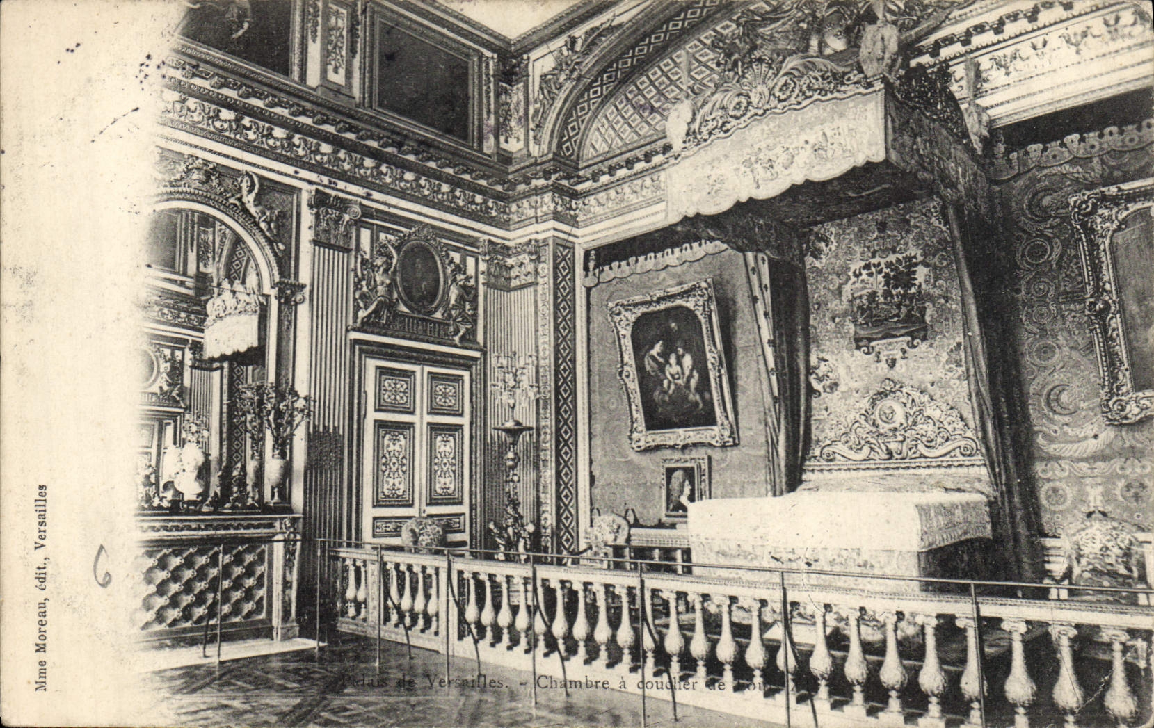 CPA Palais de Versailles Chambre a coucher de 