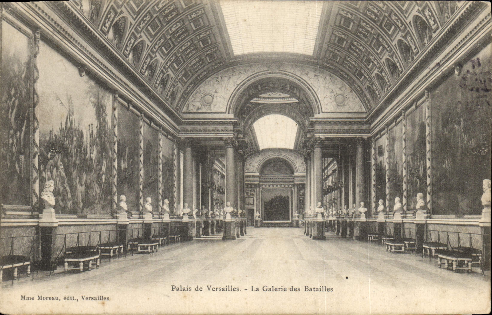 CPA Palais de Versailles la Galerie des Batailles 