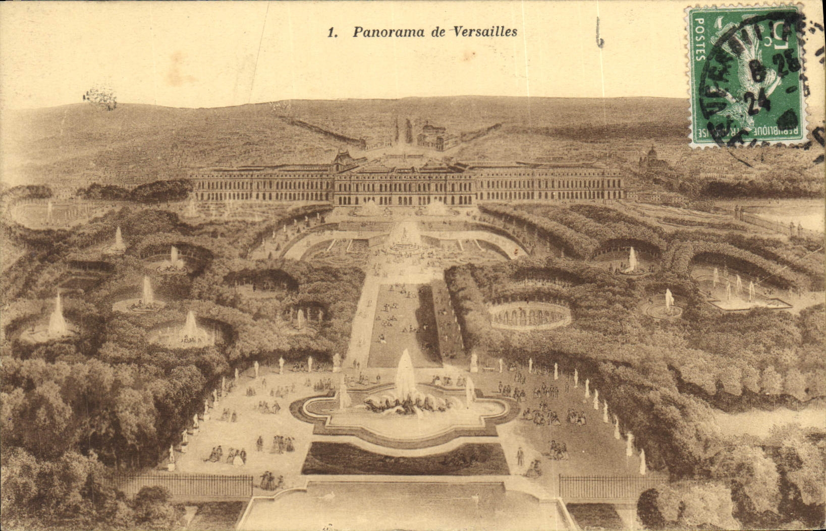 CPA Panorama de Versailles 