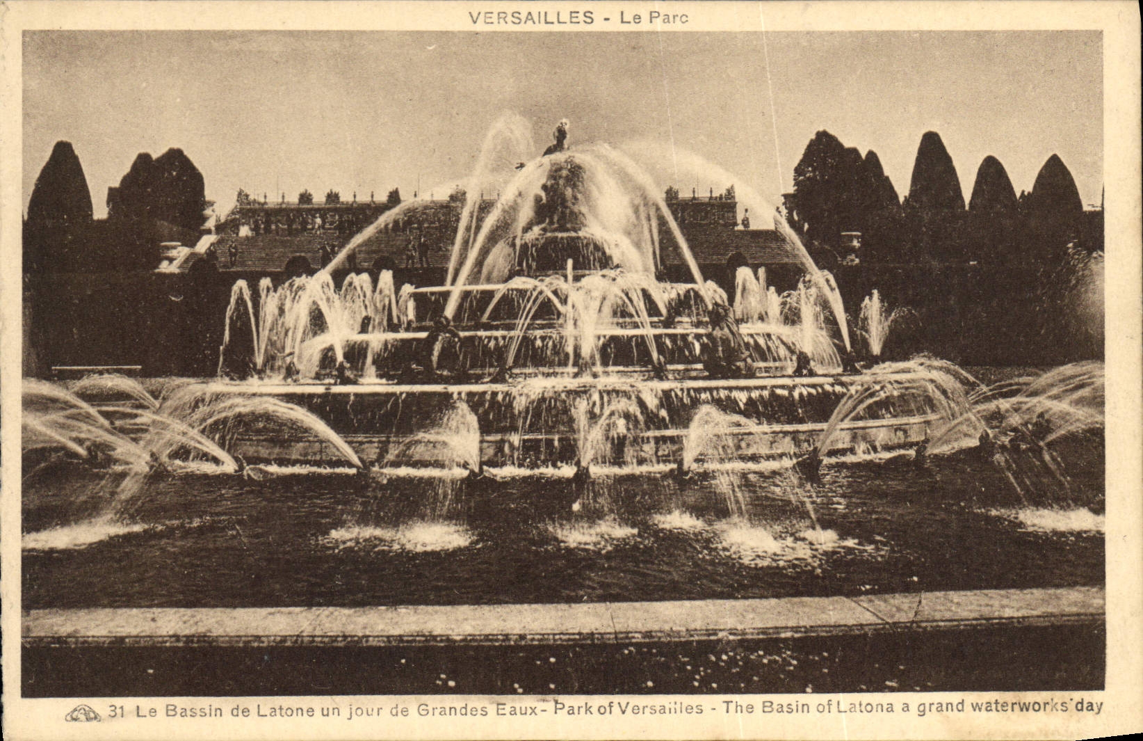CPA Versailles Le parc 