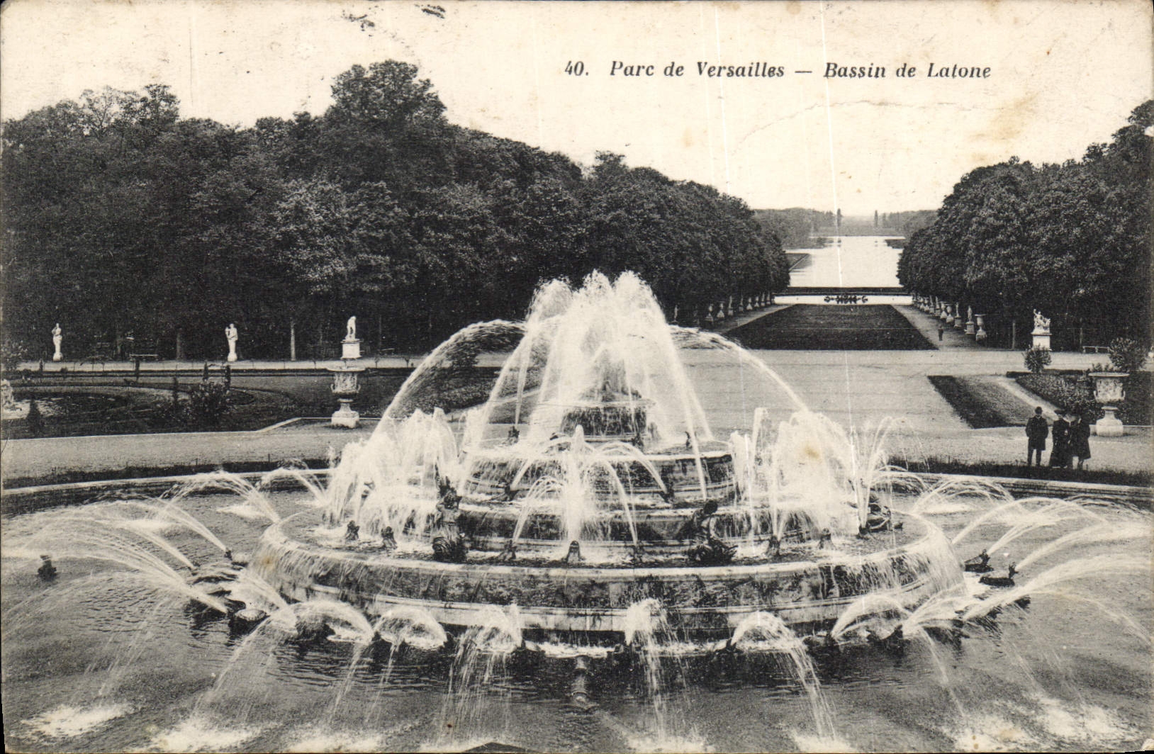 CPA Parc de Versailles Bassin de Latone 