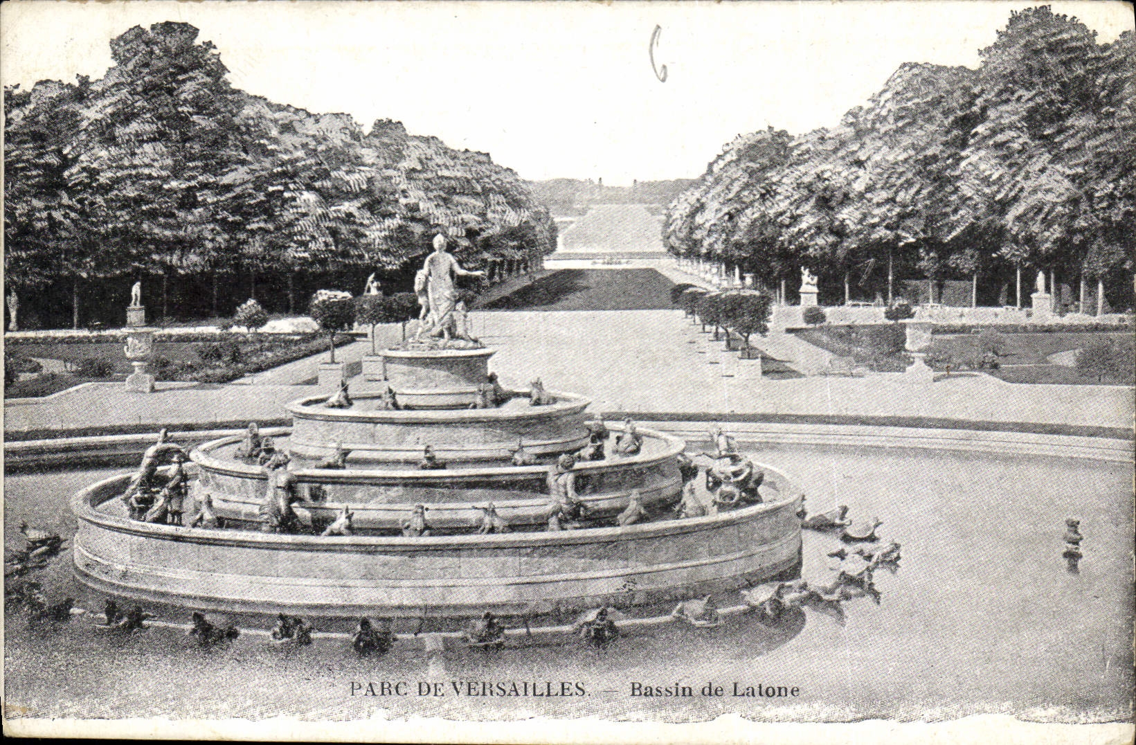 CPA Parc de Versailles Bassin de Latone 