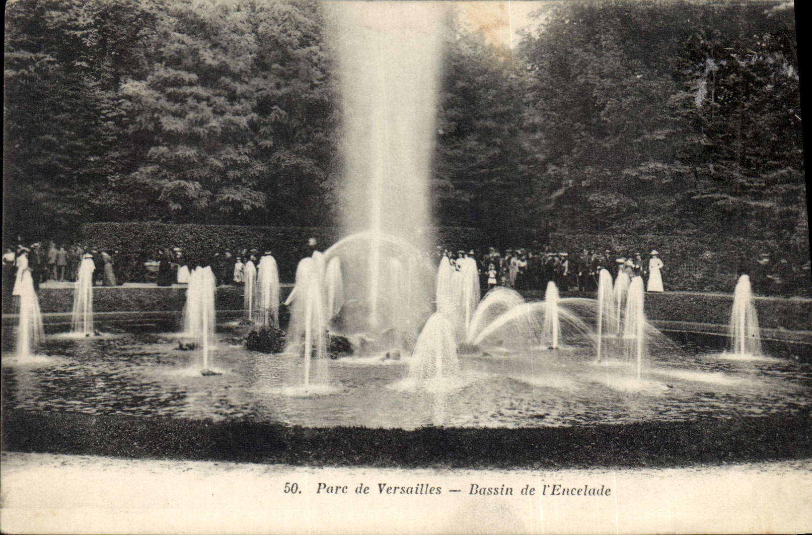 CPA Parc de Versailles Bassin de l'Encelade 