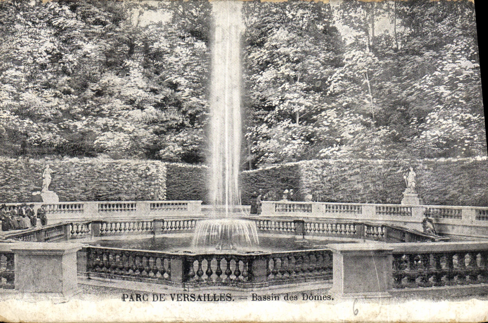 CPA Parc de Versailles Bassin des Domes 