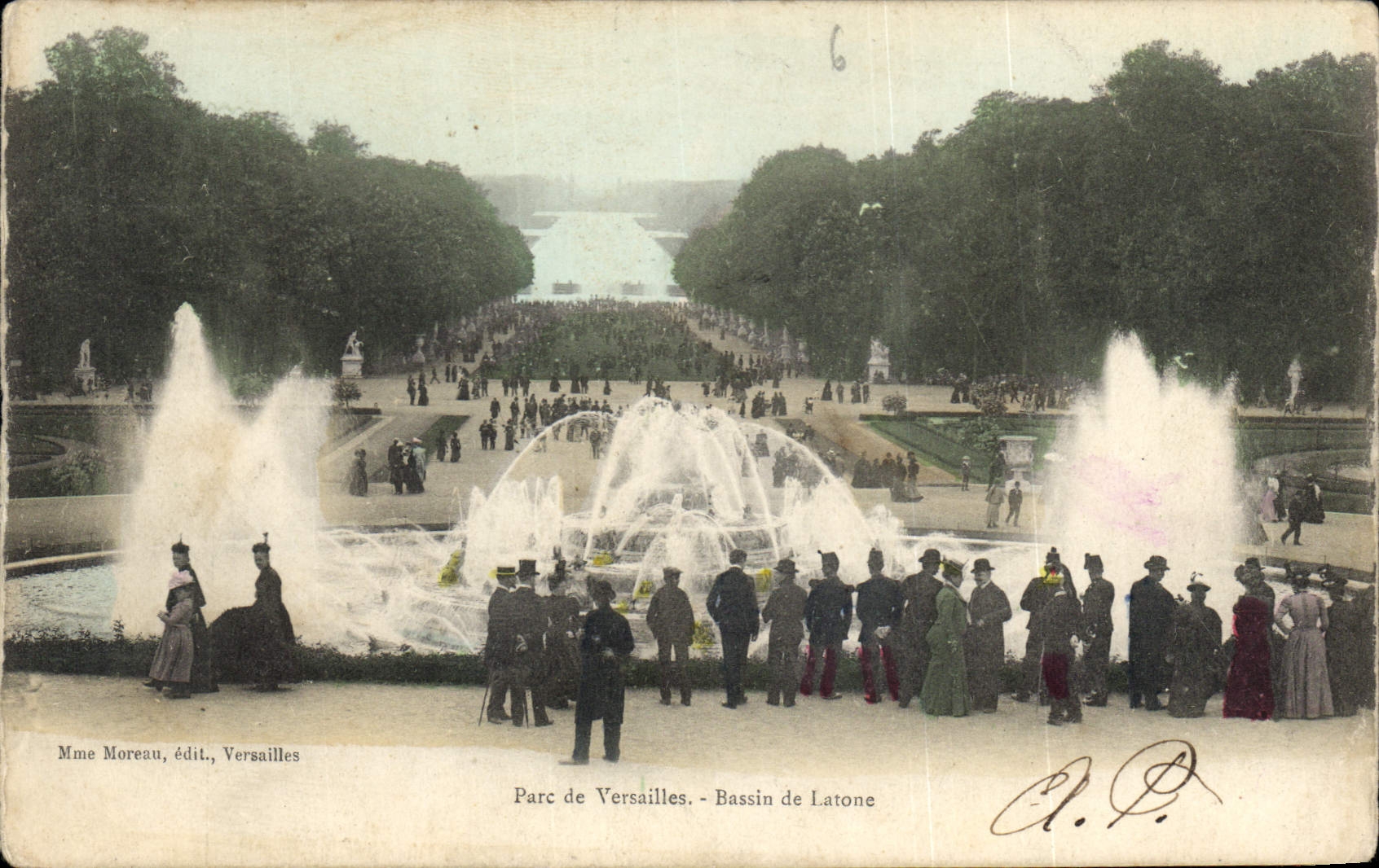 CPA Parc de Versailles Bassin de Latone 