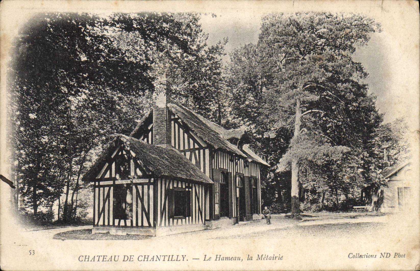 CPA Chateau de Chantilly Le Hameau la Metairie 