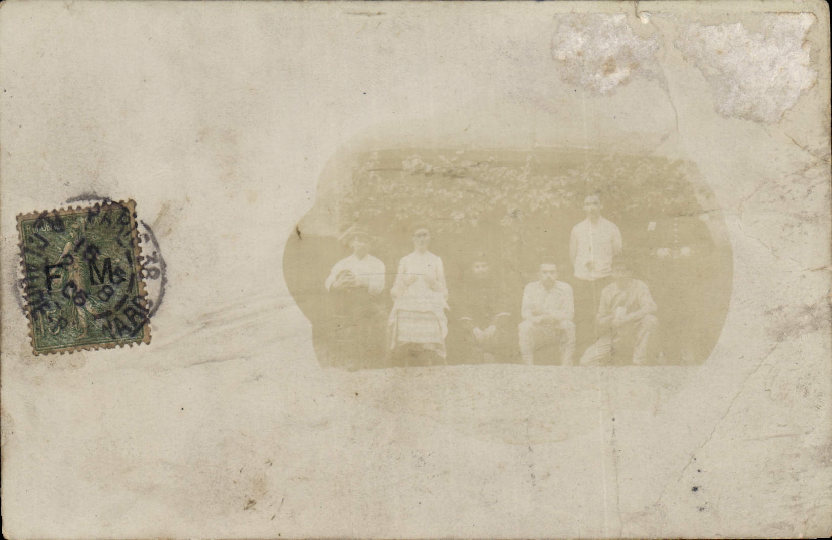 CARTE PHOTO  Personnages