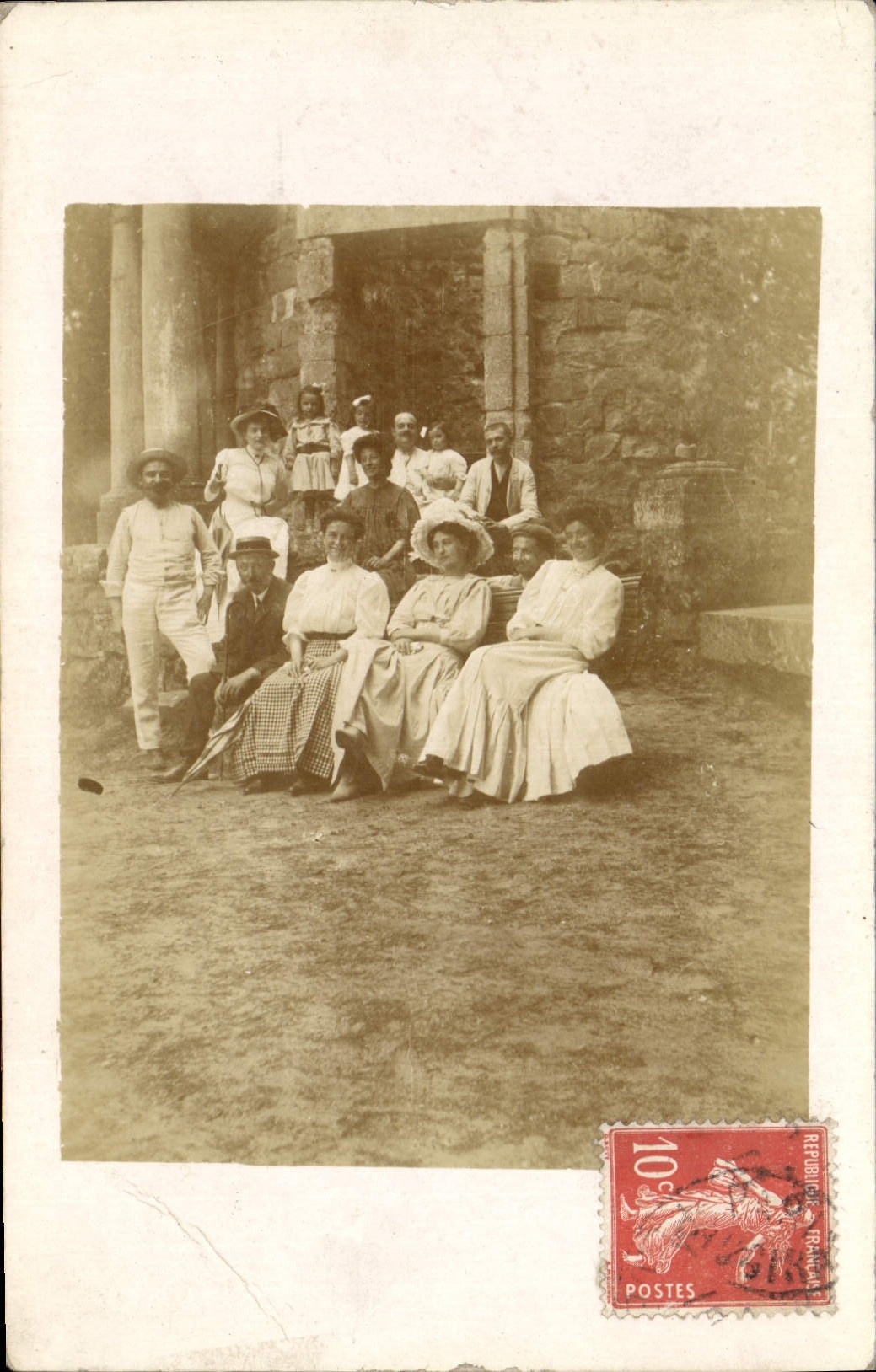 CARTE PHOTO Personnages