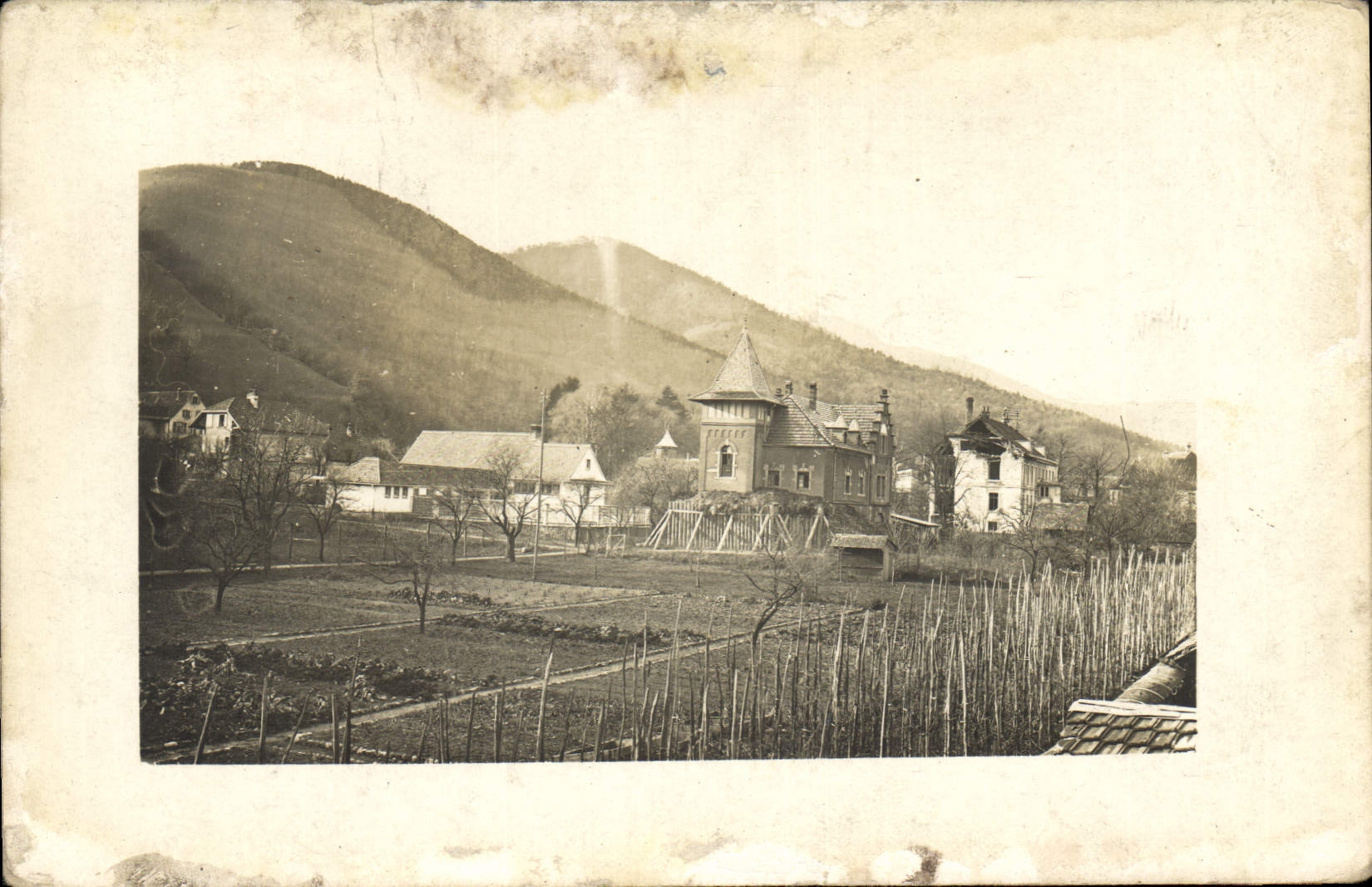 CARTE PHOTO château