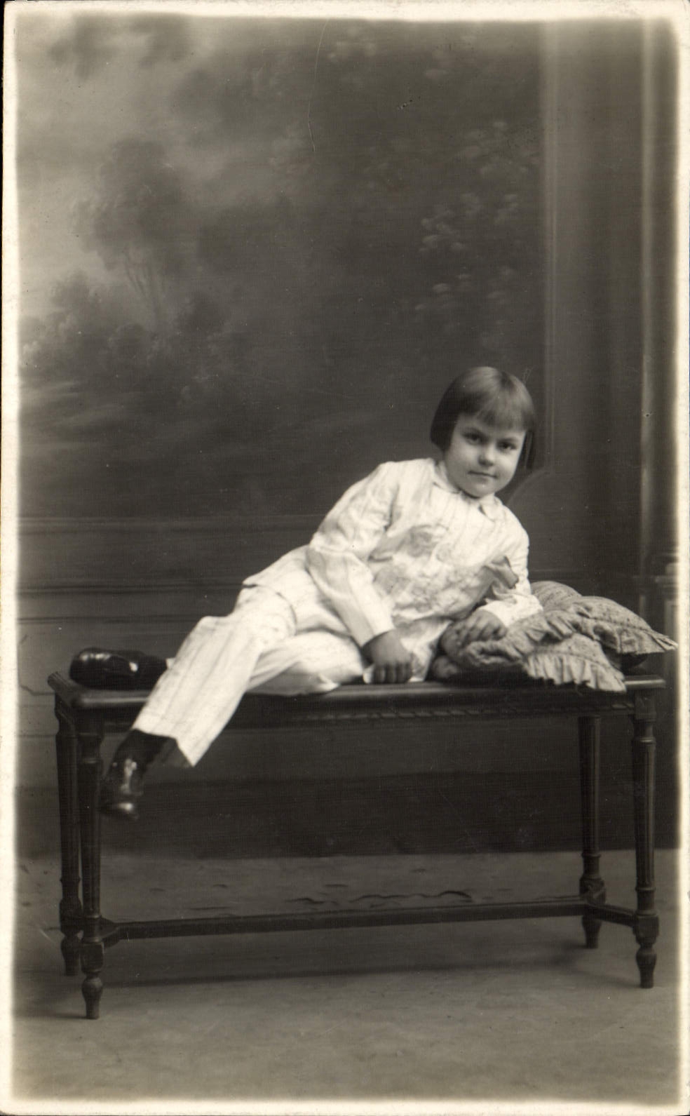 CARTE PHOTO Enfant Bebe