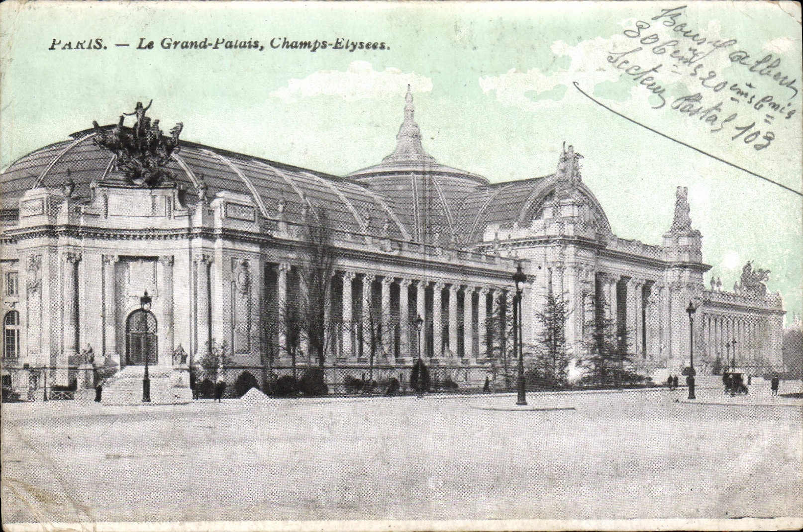 CPA Paris le Grand Palais Champs Elysees 