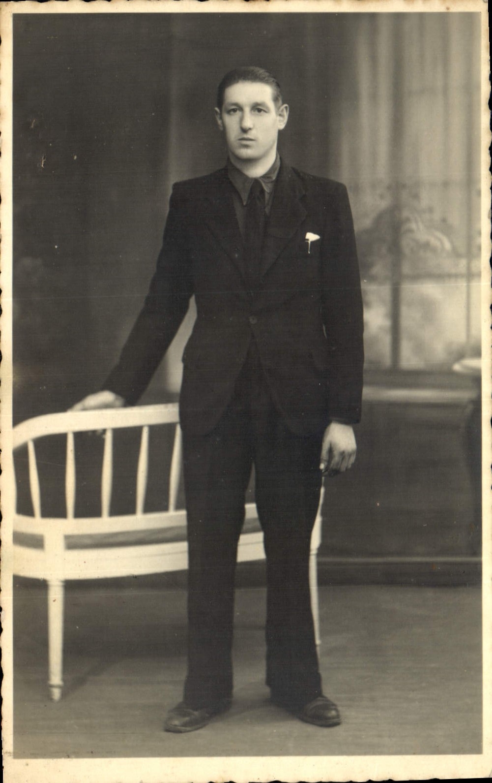 CARTE PHOTO Homme Laon Aisne