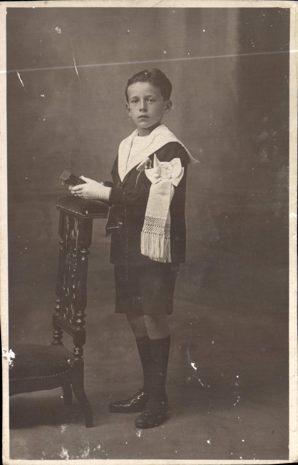 CARTE PHOTO Enfant Communiant