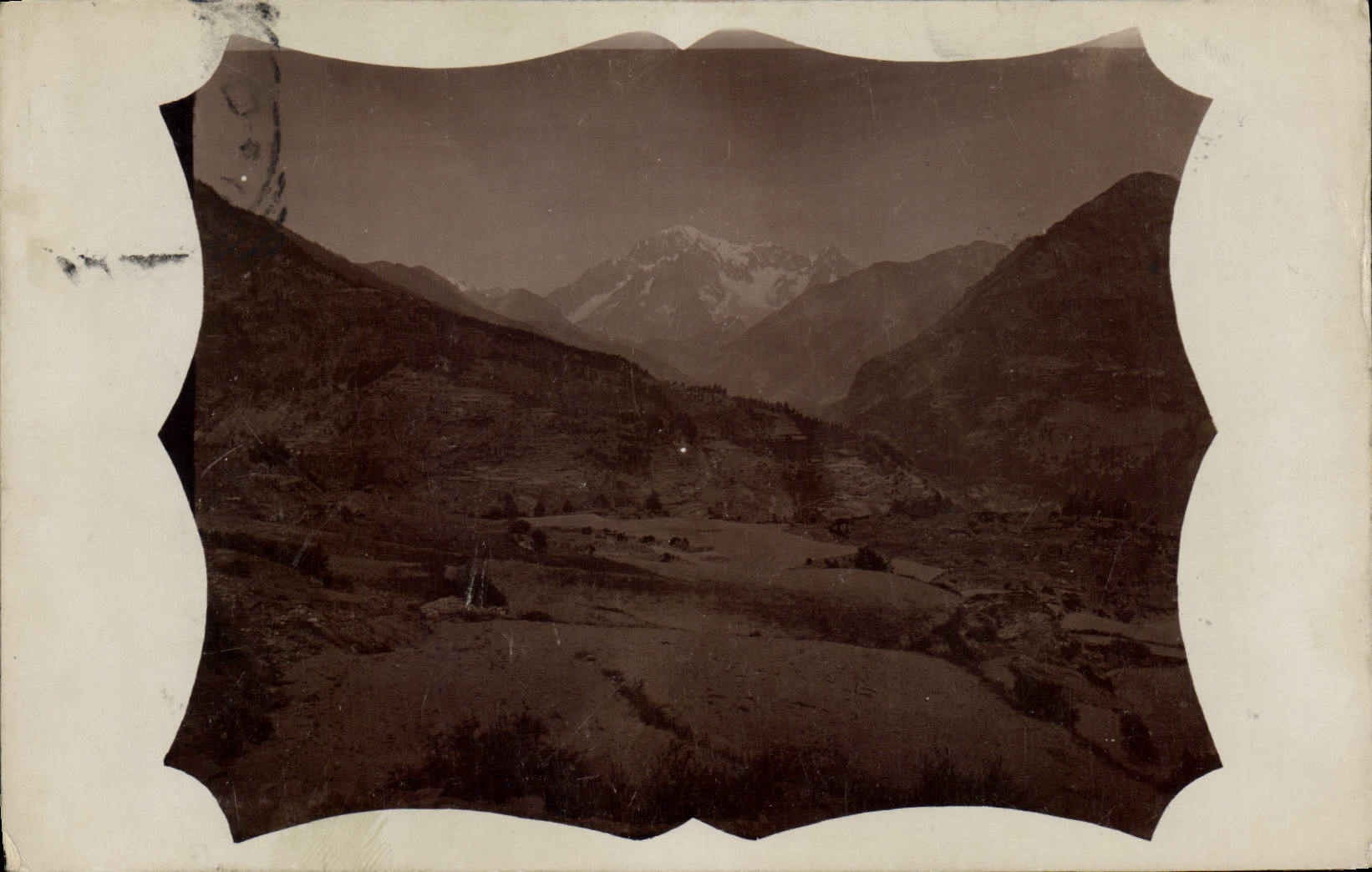 CARTE PHOTO Montagnes Italie