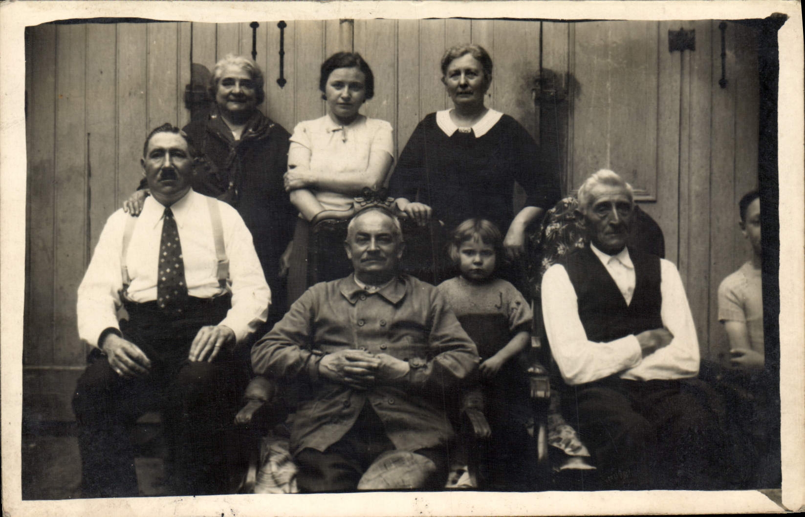 CARTE PHOTO Personnages