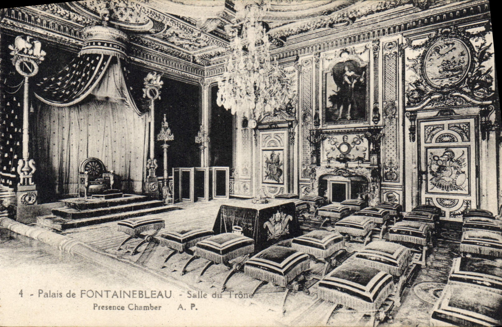 CPA Palais de Fontainebleau Salle du Trone 