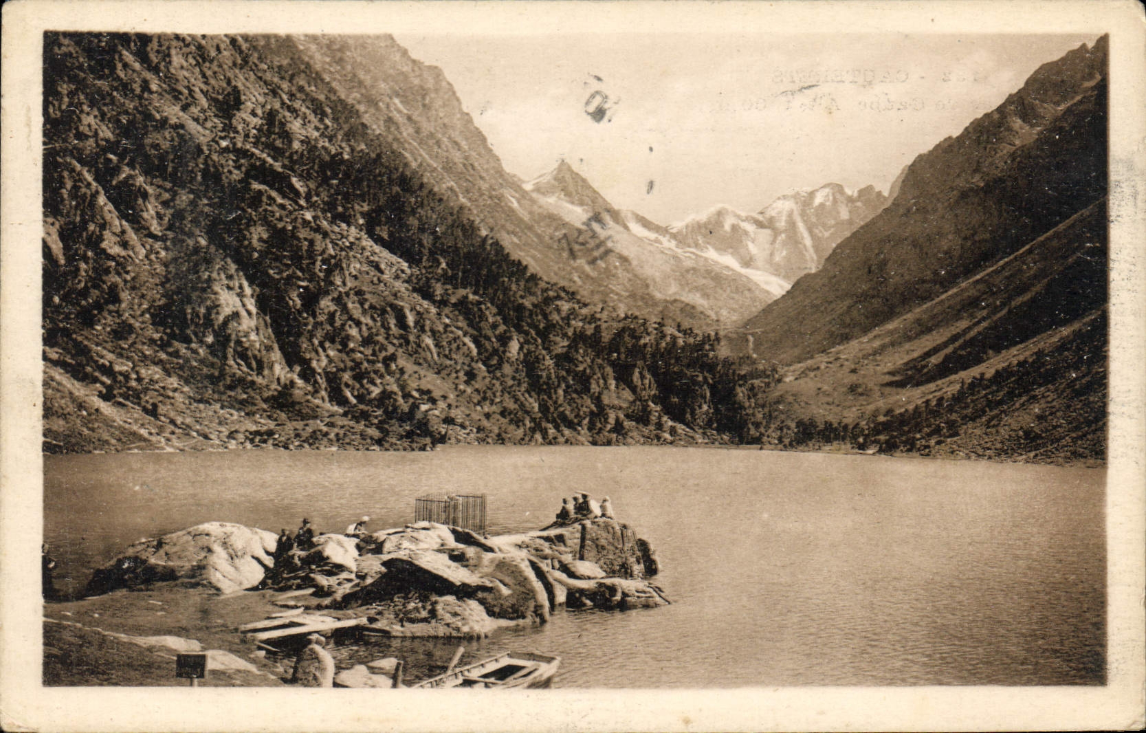 CPA Cauterets le Lac de Gaube 