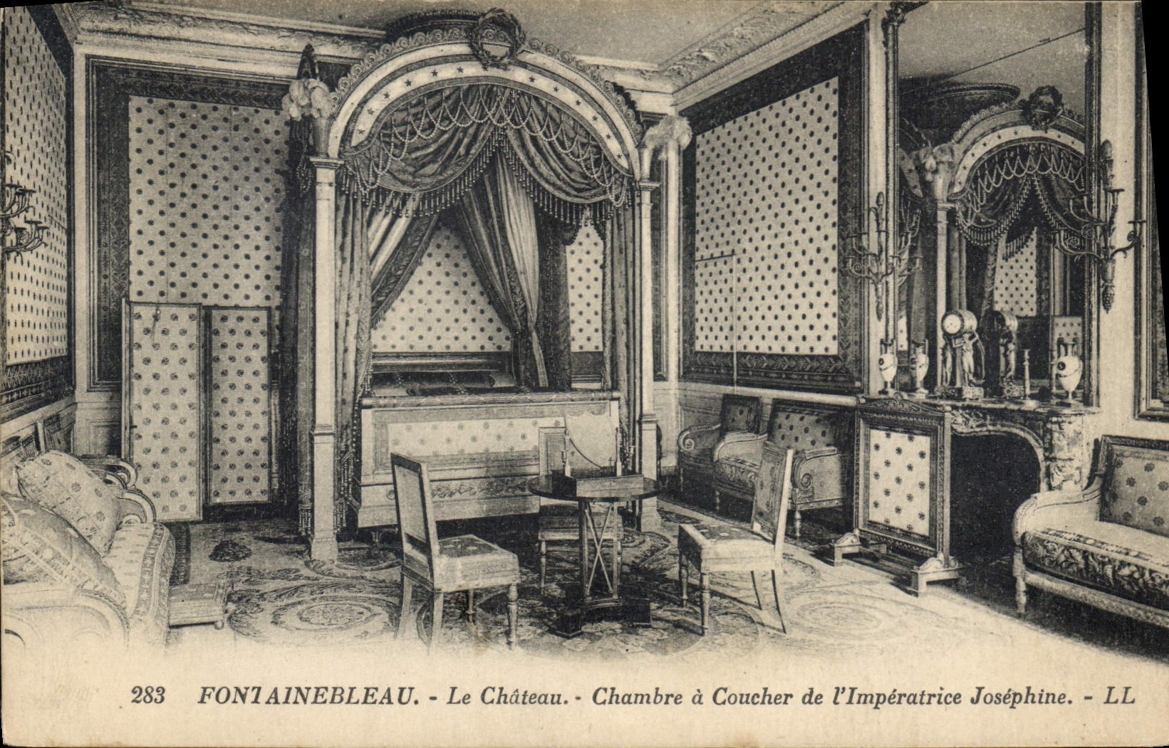 CPA Fontainebleau Le Chateau Chambre a Coucher de l'Imperatrice Josephine 