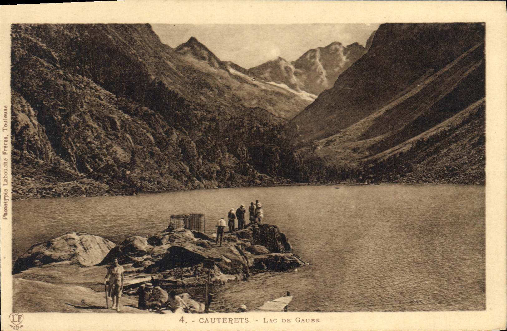CPA Cauterets Lac de Gaube 