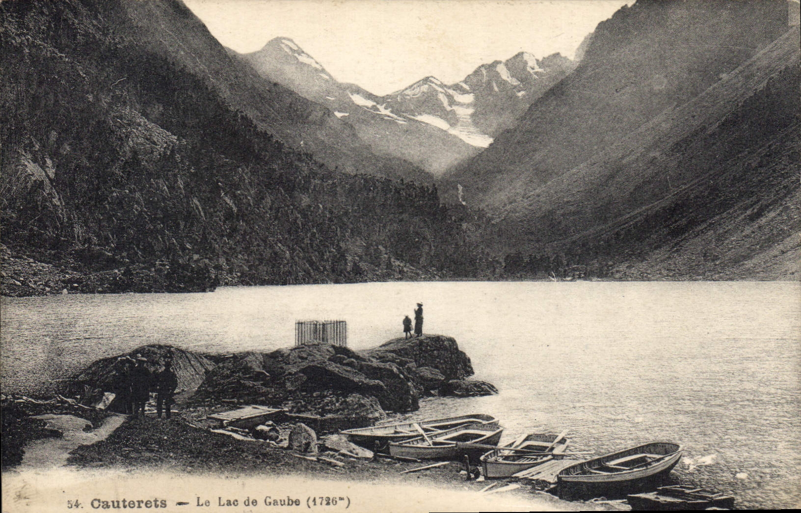 CPA Cauterets Le Lac de Gaube 