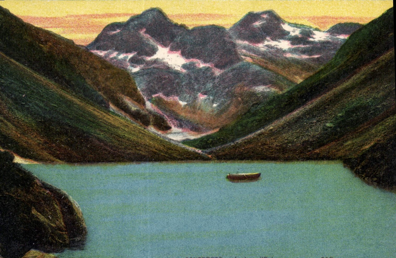 CPA Cauterets Le lac d'Estom