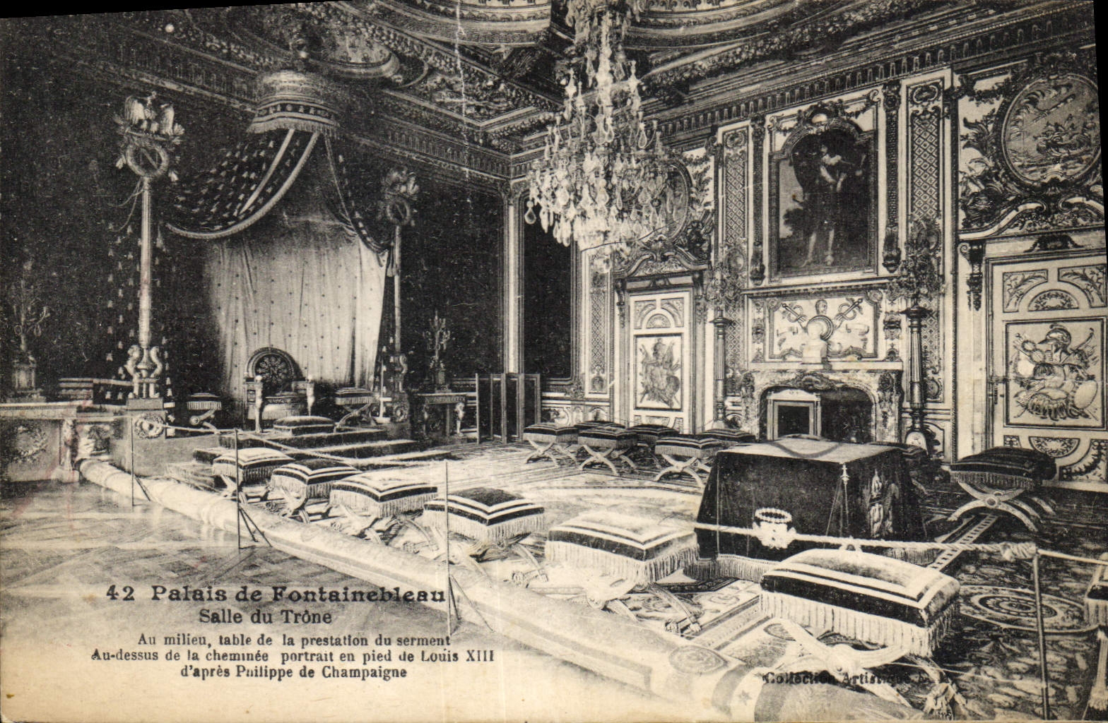 CPA Palais de Fontainebleau  Salle du Trone 