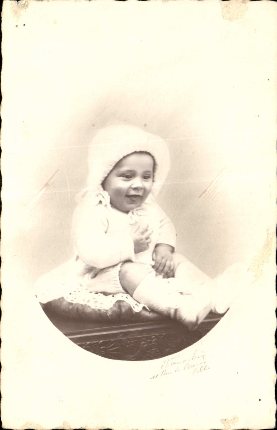 CARTE PHOTO Enfant Bebe