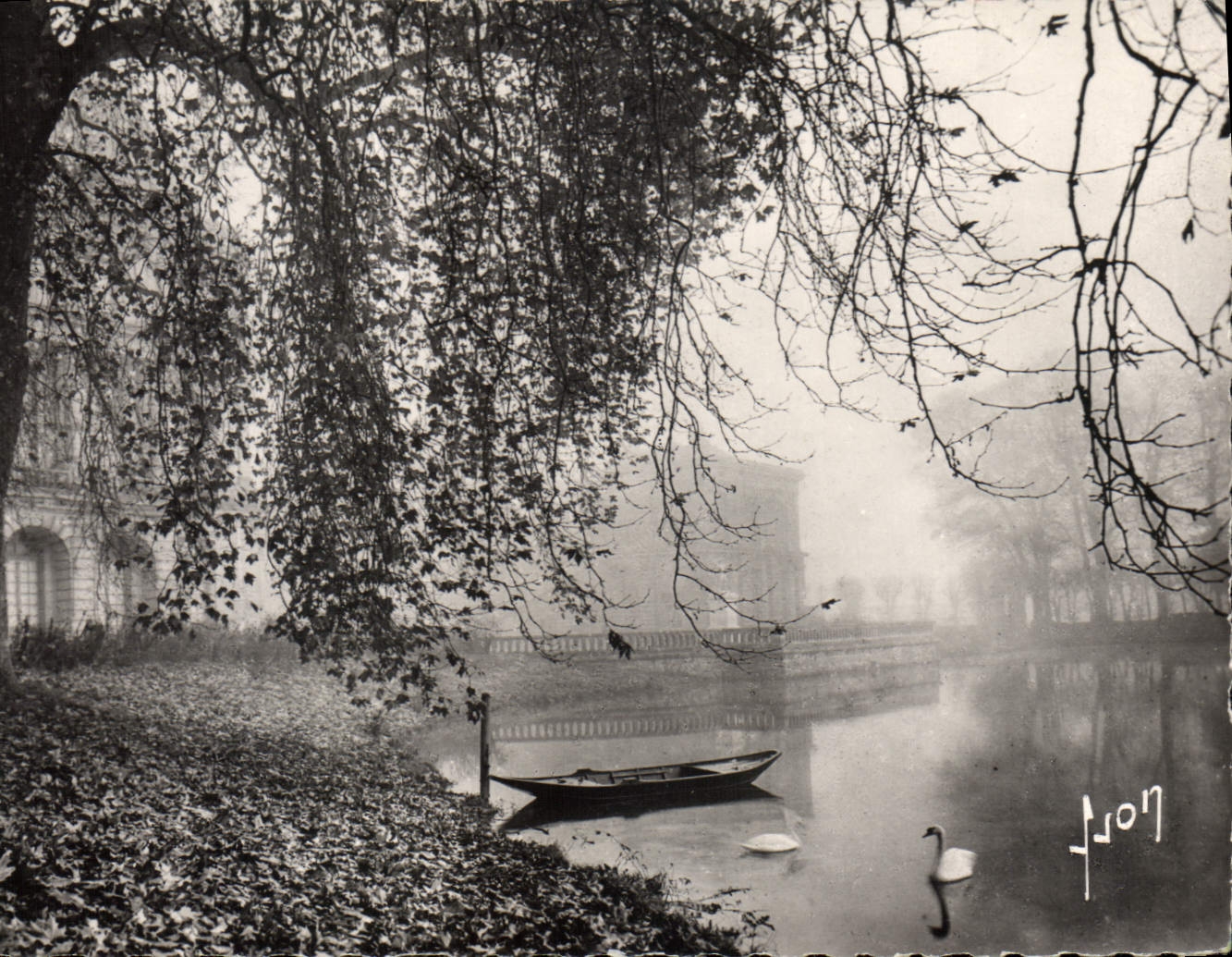 CPA Fontainebleau L'Etang aux Carpes en automne 