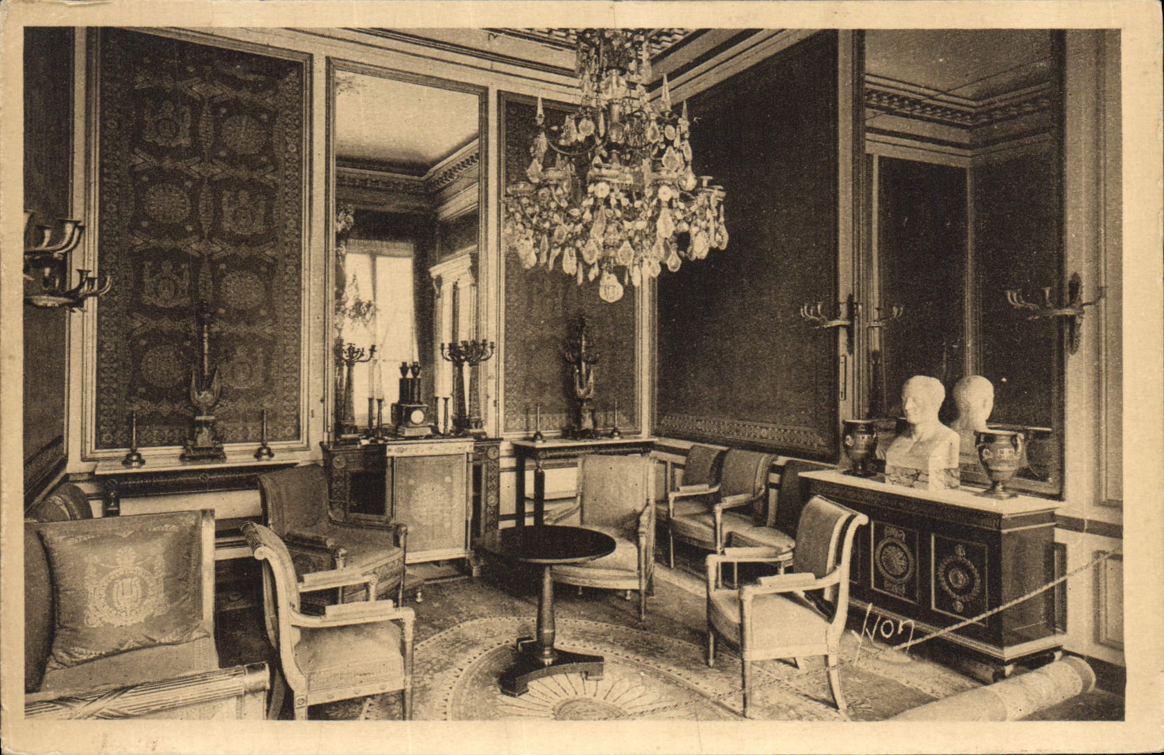 CPA Palais de Fontainebleau Salon de l'Abdication 