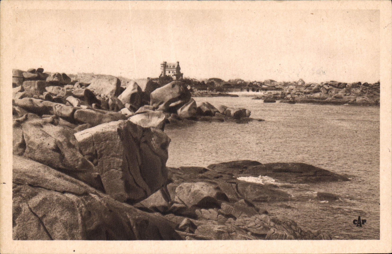 CPA Ploumanach Les Rochers 