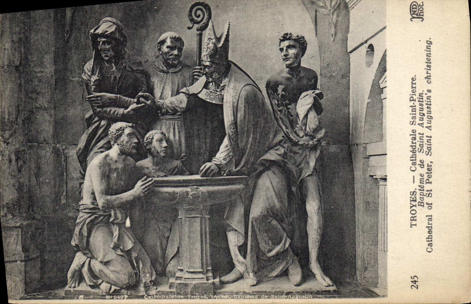 CPA Troyes Cathedrale Saint Pierre 