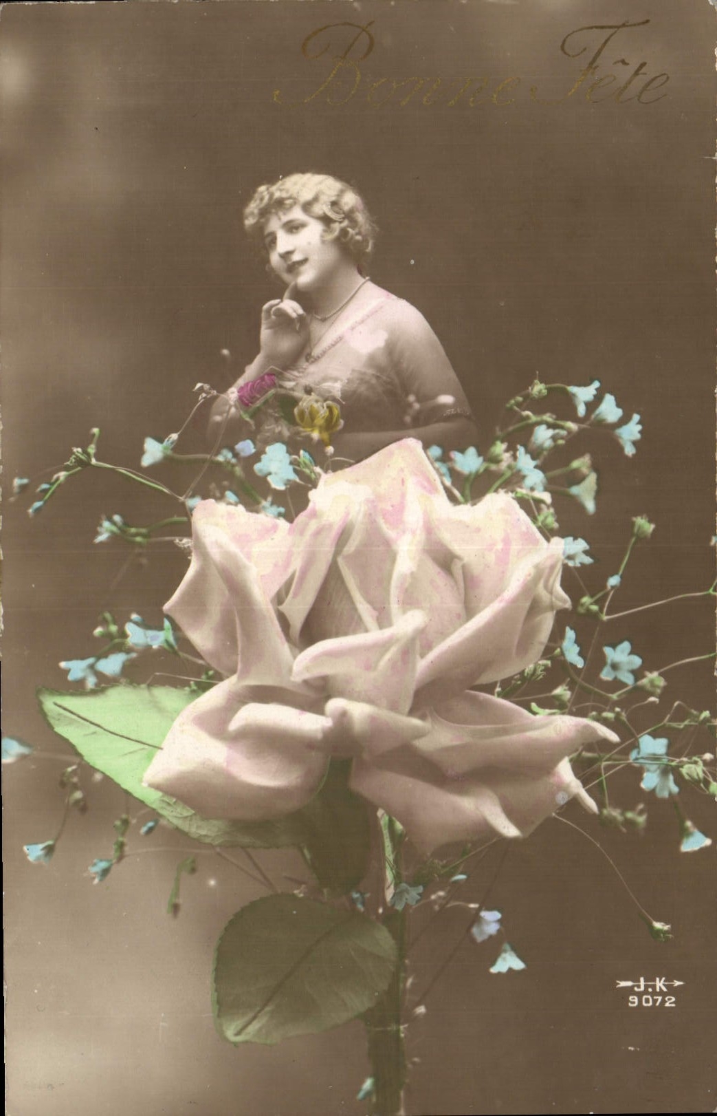 CPA Bonne Fete Femme